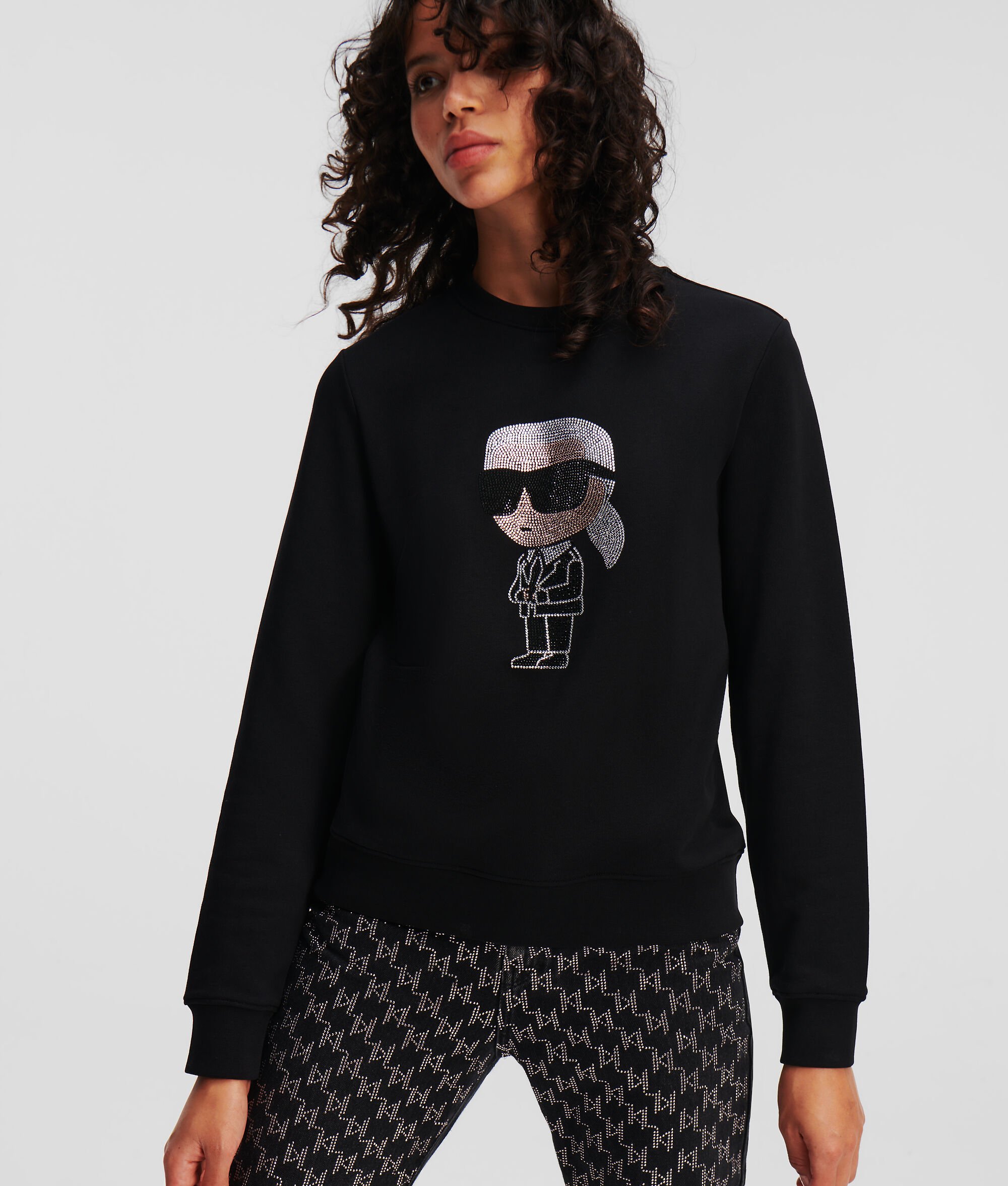 (image for) Unique Advantage KARL IKONIK RHINESTONE KARL SWEATSHIRT